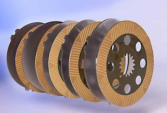 FMC friction discs and steel plates